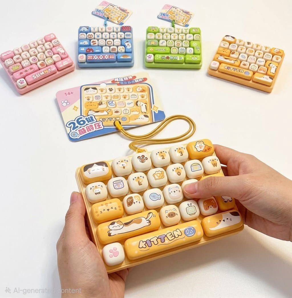 Fidget Keyboard Clicker ( Random colors)