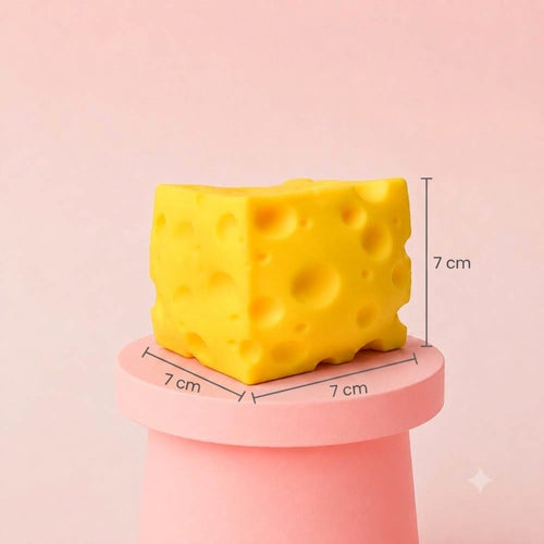 Big cheese squishy (clay-foam filled)