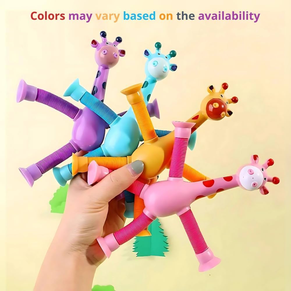 Giraffe fidget toy | spring pipe toys