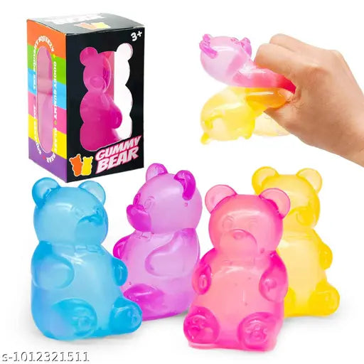 Gummy bear| sugar textured squishy| random colors