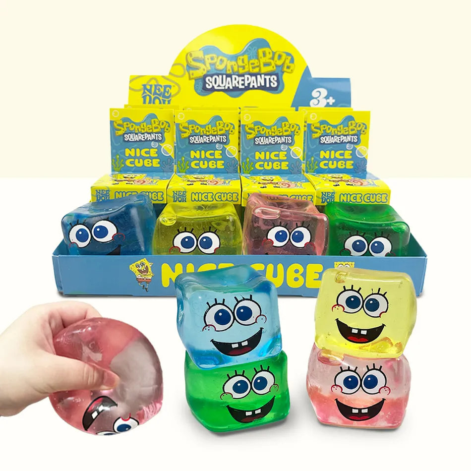 SpongeBob SquarePants NeeDoh Nice Cube Stress Toy (random colors)