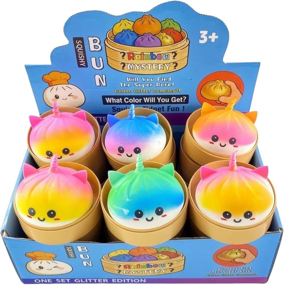 Rainbow unicorn Dumpling