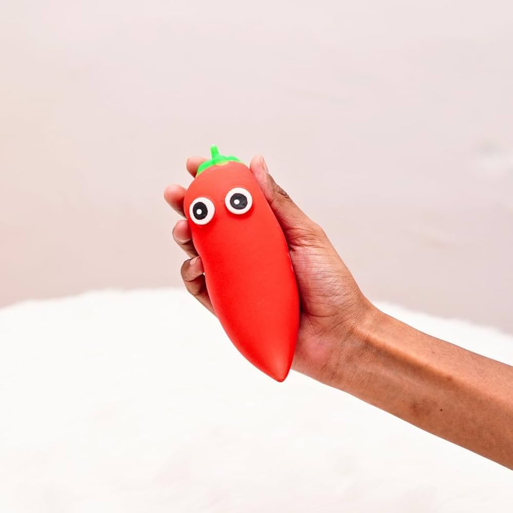 Squishy chilli toy