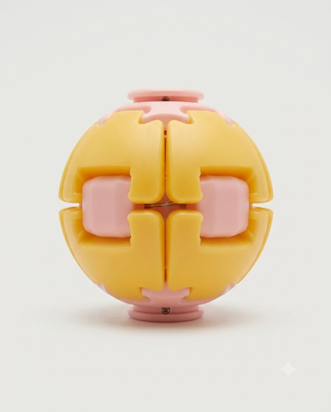 Fidget spinner ball (with led light)
