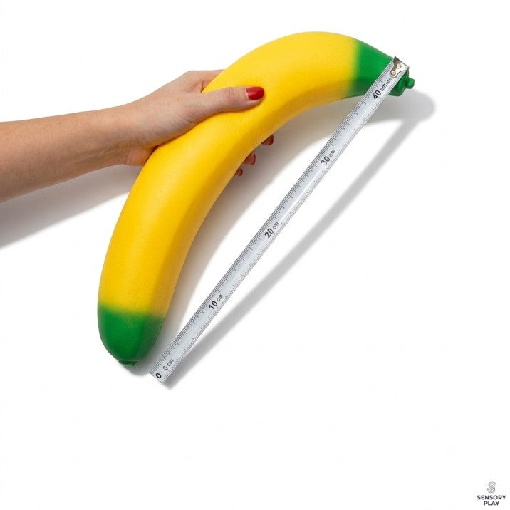 Jumbo Banana squishy ( clay filled )