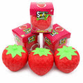Jumbo strawberry squishy ( scented) big size clay filled