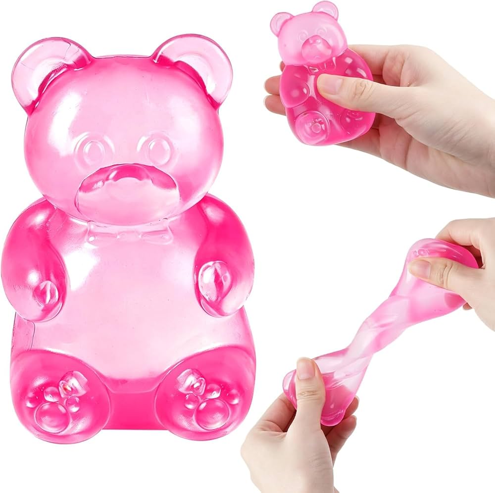 Gummy bear| sugar textured squishy| random colors