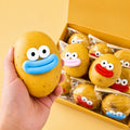 Potato squishy with silly faces