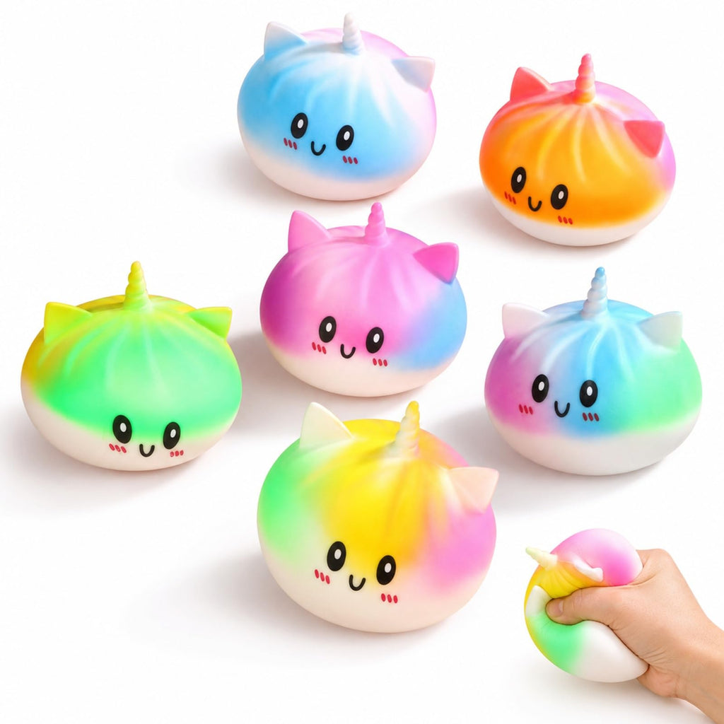 Rainbow unicorn Dumpling