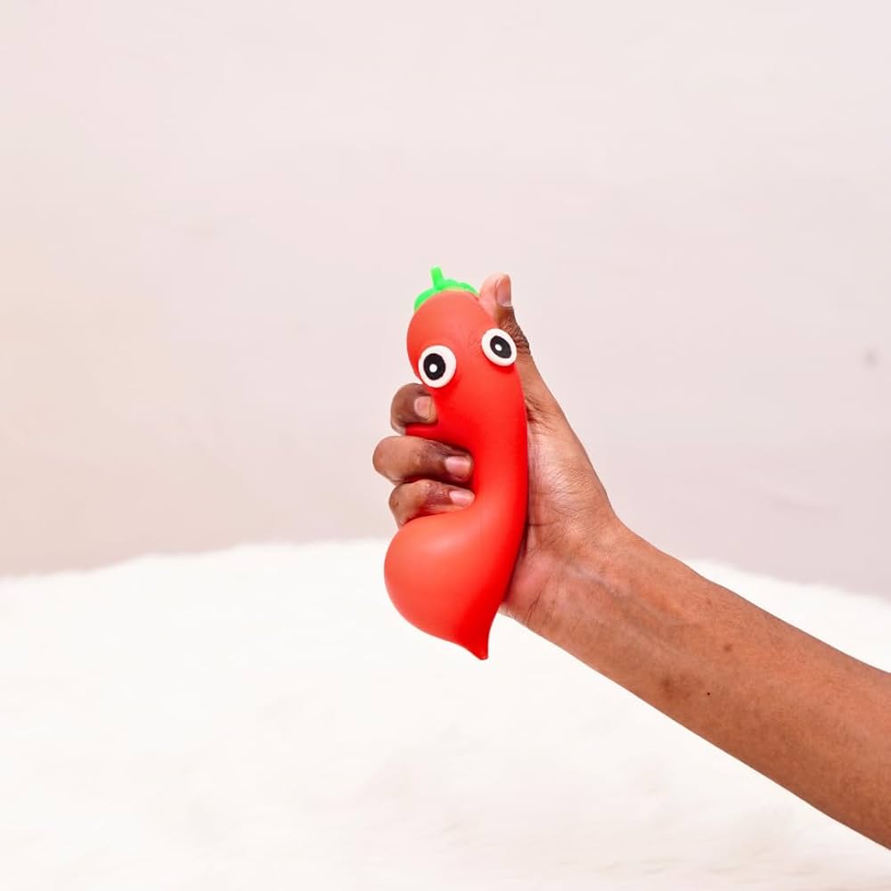 Squishy chilli toy